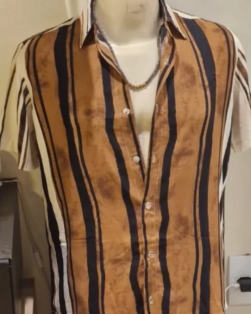 CAMISA DE VISCOSE DIGITAL ESTAMPADA ANIMAL PRINT - Imagem 2
