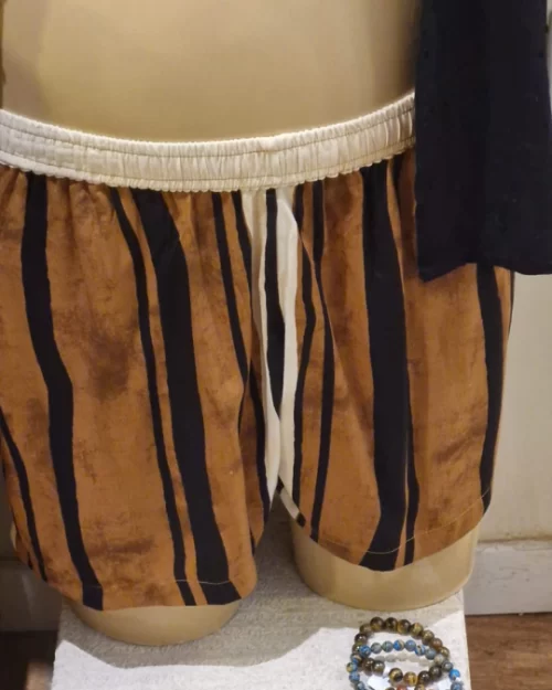 SHORT DE VISCOSE ANIMAL PRINT