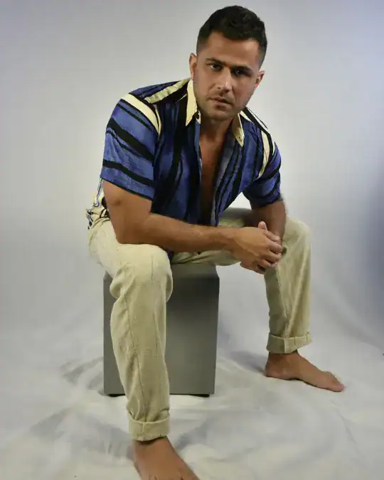 camisa de viscose-digital blue beach
