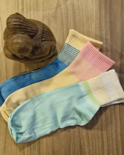 MEIAS LISA TONS PASTEL