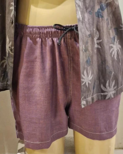 SHORT DE LINHO UVA