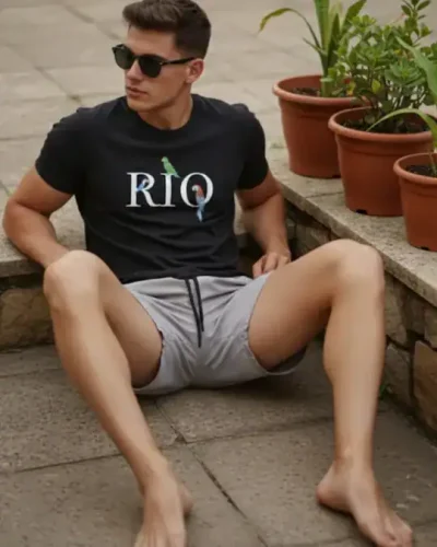 T-SHIRT RIO PRETA