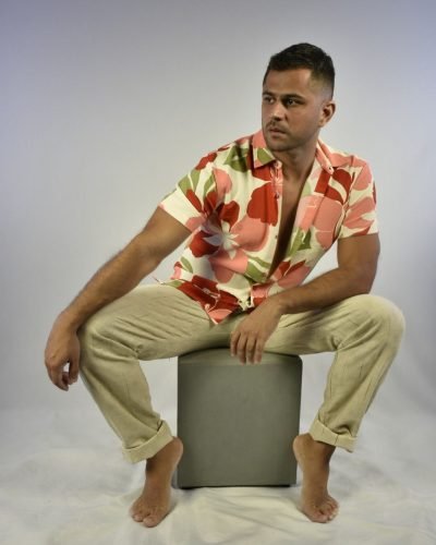 CAMISA DE VISCOSE DIGITAL ESTAMPADA FASHION